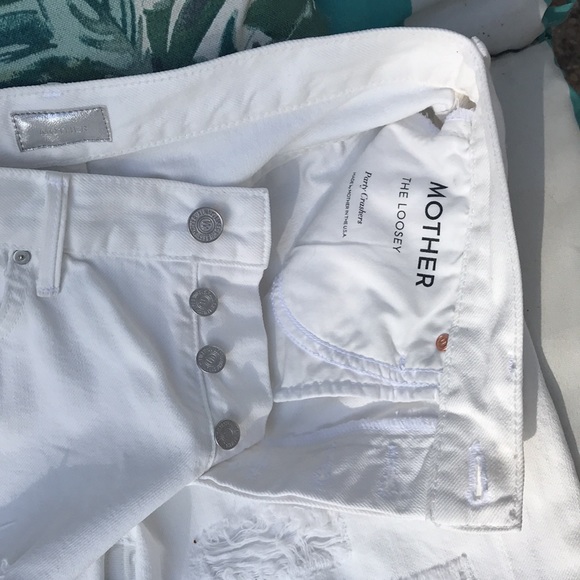 NWT Mother The Loosey in White Size 25 - Picture 7 of 11